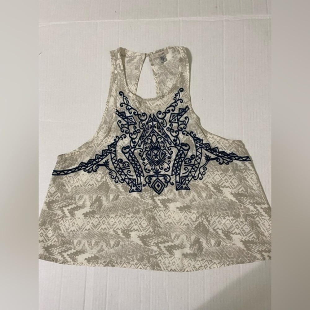 Anthropologie Ecote’ Embroidered cotton top